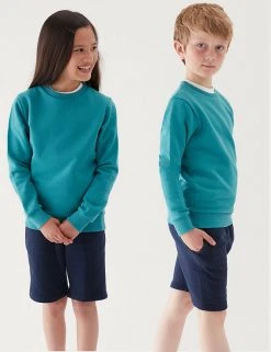 M&S Collection Jumpers School Unisex Cotton Regular Fit Sweatshirt (2-16 Yrs) 42 M&S Collection Jumpers School Unisex Cotton Regular Fit Sweatshirt (2-16 Yrs) -Cheap School Uniform Store SD 04 T93 2278 XS X EC 0