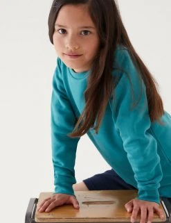 M&S Collection Jumpers School Unisex Cotton Regular Fit Sweatshirt (2-16 Yrs) 44 M&S Collection Jumpers School Unisex Cotton Regular Fit Sweatshirt (2-16 Yrs) -Cheap School Uniform Store SD 04 T93 2278 XS X EC 1
