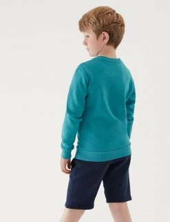 M&S Collection Jumpers School Unisex Cotton Regular Fit Sweatshirt (2-16 Yrs) 46 M&S Collection Jumpers School Unisex Cotton Regular Fit Sweatshirt (2-16 Yrs) -Cheap School Uniform Store SD 04 T93 2278 XS X EC 3