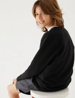 M&S Collection Jumpers School Unisex Cotton Regular Fit Sweatshirt (2-16 Yrs) 11 M&S Collection Jumpers School Unisex Cotton Regular Fit Sweatshirt (2-16 Yrs) -Cheap School Uniform Store SD 04 T93 2278 Y0 X EC 3