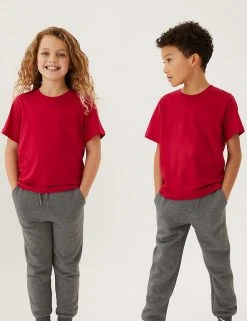 M&S Collection PE Kit Unisex Pure Cotton T-Shirt (2-16 Yrs) -Cheap School Uniform Store SD 04 T93 2760 B3 X EC 0