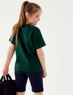 M&S Collection PE Kit Unisex Pure Cotton T-Shirt (2-16 Yrs) -Cheap School Uniform Store SD 04 T93 2760 EE X EC 2