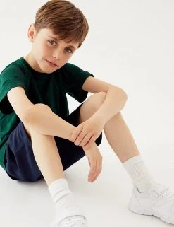 M&S Collection PE Kit Unisex Pure Cotton T-Shirt (2-16 Yrs) -Cheap School Uniform Store SD 04 T93 2760 EE X EC 3