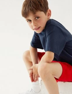 M&S Collection PE Kit Unisex Pure Cotton T-Shirt (2-16 Yrs) -Cheap School Uniform Store SD 04 T93 2760 F3 X EC 1