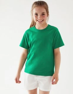 M&S Collection PE Kit Unisex Pure Cotton T-Shirt (2-16 Yrs) -Cheap School Uniform Store SD 04 T93 2760 KF X EC 1