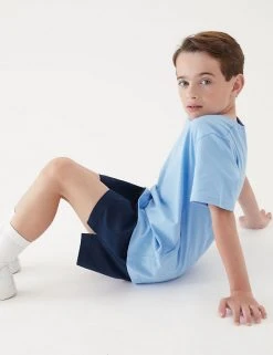 M&S Collection PE Kit Unisex Pure Cotton T-Shirt (2-16 Yrs) -Cheap School Uniform Store SD 04 T93 2760 QE X EC 1