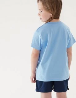 M&S Collection PE Kit Unisex Pure Cotton T-Shirt (2-16 Yrs) -Cheap School Uniform Store SD 04 T93 2760 QE X EC 3