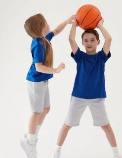 M&S Collection PE Kit Unisex Pure Cotton T-Shirt (2-16 Yrs) -Cheap School Uniform Store SD 04 T93 2760 RA X EC 0