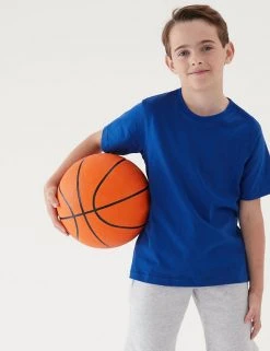 M&S Collection PE Kit Unisex Pure Cotton T-Shirt (2-16 Yrs) -Cheap School Uniform Store SD 04 T93 2760 RA X EC 2