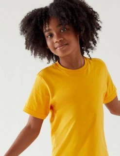 M&S Collection PE Kit Unisex Pure Cotton T-Shirt (2-16 Yrs) -Cheap School Uniform Store SD 04 T93 2760 S0 X EC 1