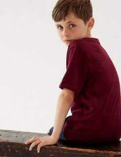 M&S Collection PE Kit Unisex Pure Cotton T-Shirt (2-16 Yrs) -Cheap School Uniform Store SD 04 T93 2760 XM X EC 3