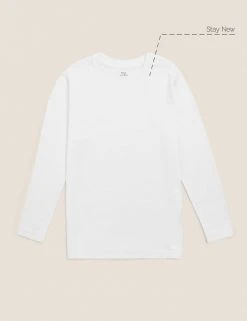 M&S Collection Polo-shirts Unisex Pure Cotton StayNew™ T-Shirt (2-16 Yrs) -Cheap School Uniform Store SD 04 T93 2761 Z0 X EC 90