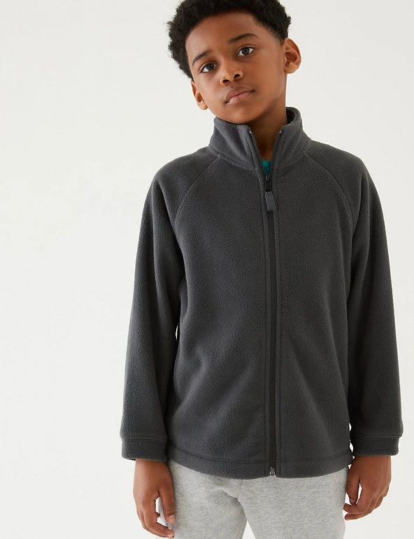 M&S Collection Jumpers Unisex Zip Fleece (2-16 Yrs) 28 M&S Collection Jumpers Unisex Zip Fleece (2-16 Yrs) - Image 26