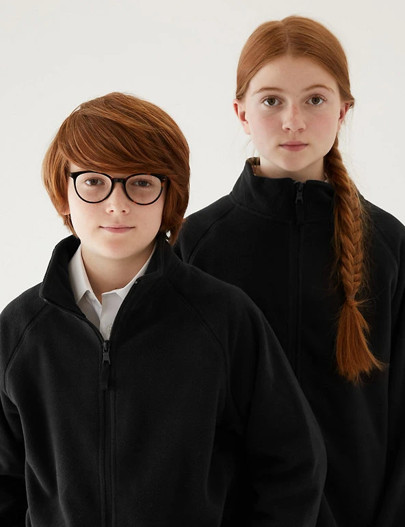 M&S Collection Jumpers Unisex Zip Fleece (2-16 Yrs) 14 M&S Collection Jumpers Unisex Zip Fleece (2-16 Yrs) - Image 12