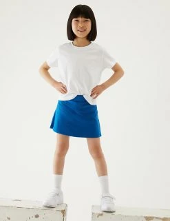 M&S Collection Shorts Girls' Cotton With Stretch Sports Skorts (2-16 Yrs) 8 M&S Collection Shorts Girls' Cotton With Stretch Sports Skorts (2-16 Yrs) -Cheap School Uniform Store SD 04 T93 5252 RA X EC 0