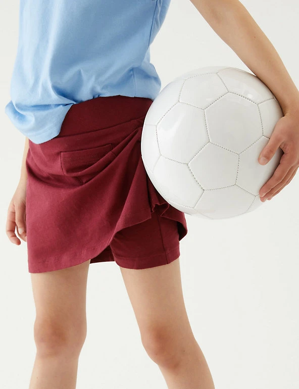 Girls' Cotton with Stretch Sports Skorts (2-16 Yrs) M&S Collection Shorts Girls' Cotton With Stretch Sports Skorts (2-16 Yrs) -Cheap School Uniform Store SD 04 T93 5252 XM X EC 3