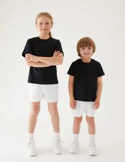 M&S Collection Unisex Sports Shorts (2-16 Yrs)