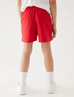 M&S Collection Unisex Pure Cotton Sports Shorts (2-16 Yrs) 13 M&S Collection Unisex Pure Cotton Sports Shorts (2-16 Yrs) -Cheap School Uniform Store SD 04 T93 5254 B0 X EC 4