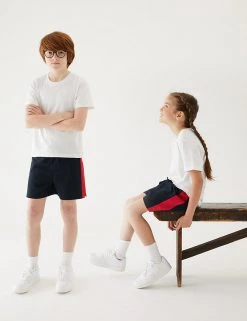 M&S Collection Unisex Pure Cotton Sports Shorts (2-16 Yrs) 14 M&S Collection Unisex Pure Cotton Sports Shorts (2-16 Yrs) -Cheap School Uniform Store SD 04 T93 5254 B4 X EC 0