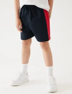 M&S Collection Unisex Pure Cotton Sports Shorts (2-16 Yrs) 18 M&S Collection Unisex Pure Cotton Sports Shorts (2-16 Yrs) -Cheap School Uniform Store SD 04 T93 5254 B4 X EC 3