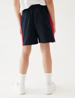 M&S Collection Unisex Pure Cotton Sports Shorts (2-16 Yrs) 19 M&S Collection Unisex Pure Cotton Sports Shorts (2-16 Yrs) -Cheap School Uniform Store SD 04 T93 5254 B4 X EC 4