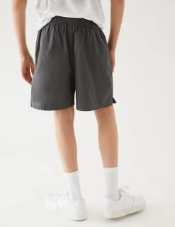 M&S Collection Unisex Pure Cotton Sports Shorts (2-16 Yrs) 25 M&S Collection Unisex Pure Cotton Sports Shorts (2-16 Yrs) -Cheap School Uniform Store SD 04 T93 5254 T3 X EC 4