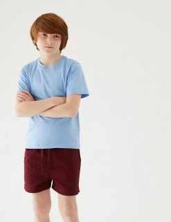 M&S Collection Unisex Pure Cotton Sports Shorts (2-16 Yrs) 5 M&S Collection Unisex Pure Cotton Sports Shorts (2-16 Yrs) -Cheap School Uniform Store SD 04 T93 5254 XM X EC 2