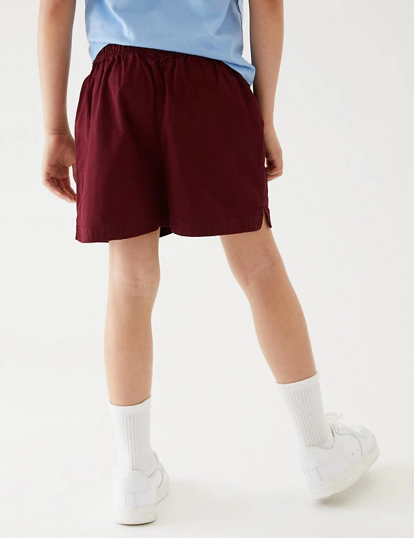 Unisex Pure Cotton Sports Shorts (2-16 Yrs) M&S Collection Unisex Pure Cotton Sports Shorts (2-16 Yrs) -Cheap School Uniform Store SD 04 T93 5254 XM X EC 4