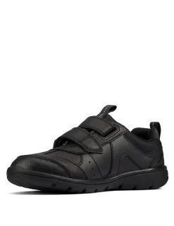 CLARKS Kids' Leather Riptape School Shoes (Kid Size 10-4) 5 CLARKS Kids' Leather Riptape School Shoes (Kid Size 10-4) -Cheap School Uniform Store SD 08 T94 3008 Y0 X EC 3