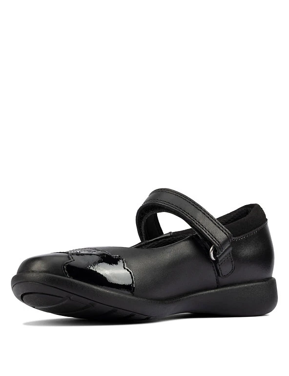 CLARKS Kids' Leather Riptape Mary Jane Shoes (Kid Size 10-2.5) 6 CLARKS Kids' Leather Riptape Mary Jane Shoes (Kid Size 10-2.5) - Image 4