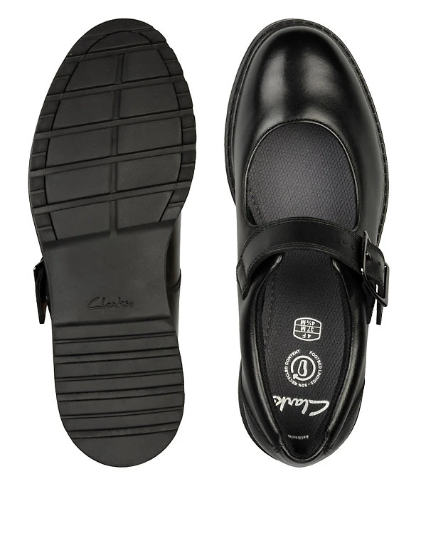 Kids' Leather Mary Jane Shoes (Youth size 3-7) CLARKS Kids' Leather Mary Jane Shoes (Youth Size 3-7) -Cheap School Uniform Store SD 08 T94 3035 Y0 X EC 1