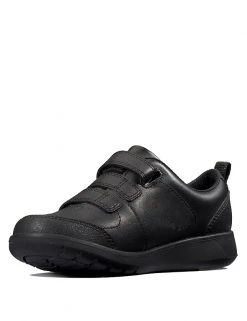 CLARKS Kids' Leather Riptape School Shoes (Youth Size 3-9.5) 5 CLARKS Kids' Leather Riptape School Shoes (Youth Size 3-9.5) -Cheap School Uniform Store SD 08 T94 3107 Y0 X EC 3
