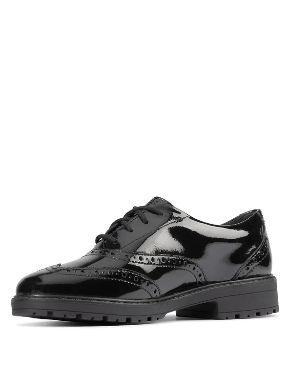 CLARKS Shoes Kids' Leather Brogues (Youth Size 3-9) 6 CLARKS Shoes Kids' Leather Brogues (Youth Size 3-9) - Image 4