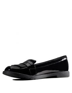 CLARKS Shoes Kids' Leather Slip-on Loafers (Youth Size 3-8) -Cheap School Uniform Store SD 08 T94 3170P Y1 X EC 3