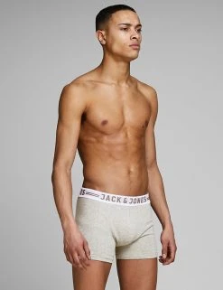 JACK & JONES Men's Trunks 3pk Cotton Rich Trunks 4 JACK & JONES Men's Trunks 3pk Cotton Rich Trunks -Cheap School Uniform Store SD 10 T18 1278 T4 X EC 2