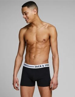 JACK & JONES Men's Trunks 3pk Cotton Rich Trunks 5 JACK & JONES Men's Trunks 3pk Cotton Rich Trunks -Cheap School Uniform Store SD 10 T18 1278 T4 X EC 3