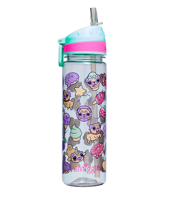 Kids' Pug Ice Cream Water Bottle SMIGGLE Accessories Kids' Pug Ice Cream Water Bottle -Cheap School Uniform Store SD 10 T96 4588 KQ X EC 1
